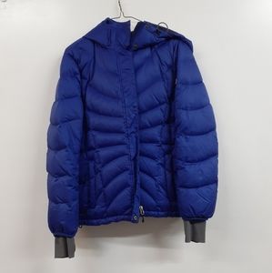 Lands end down goose filled hooded jacket/ coat